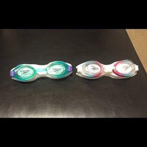 2 pair of multi color little girls goggles